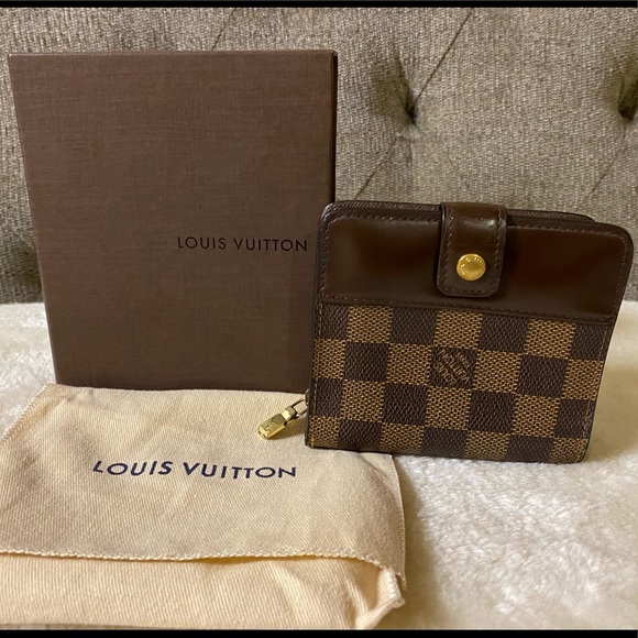 Louis Vuitton - Damier Ebene Compact Zip Wallet